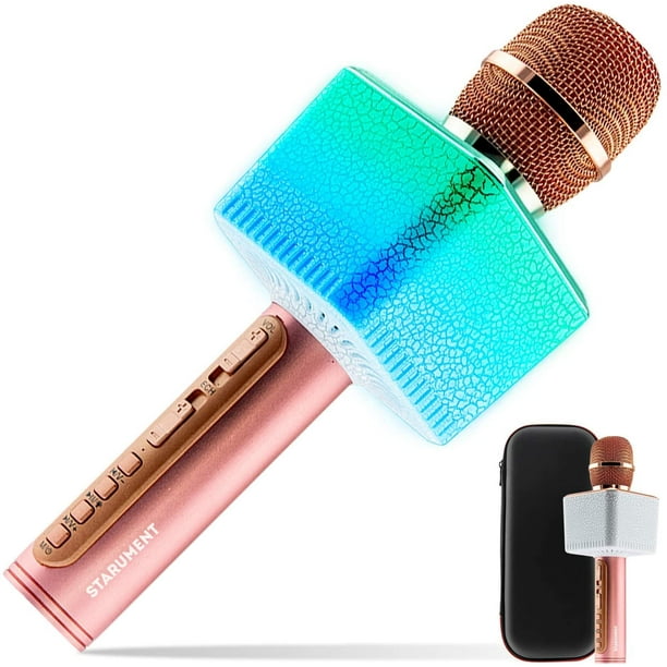 LETS GO Best Gifts Led Lights Wireless Portable Handheld Bluetooth Karaoke Microphone LETS GO Best Gifts Led Lights Wireless Portable Handheld Bluetooth Karaoke Microphone